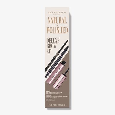 NATURAL & POLISHED DELUXE BROW KIT (KIT PARA CUIDADO DE CEJAS)